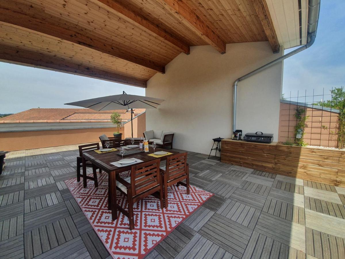 Terrasse 130M2 Panoramique Avec Climatisation Piscine - 3 Chambres Gréoux-les-Bains Kültér fotó